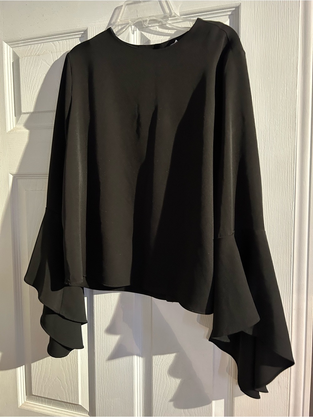 Carmen Marc Valvo Black Blouse